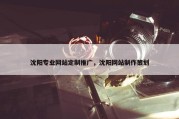 沈阳专业网站定制推广，沈阳网站制作策划