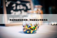 专业网站建设供货商，网站建设公司服务商
