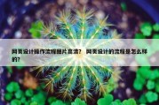 网页设计操作流程图片高清？ 网页设计的流程是怎么样的？