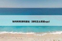 如何利用源码建站（源码怎么搭建app）