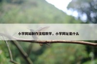 小学网站制作流程教学，小学网址是什么