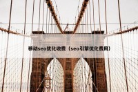 移动seo优化收费（seo引擎优化费用）