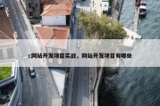 c网站开发项目实战，网站开发项目有哪些