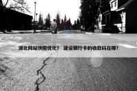 湖北网站快照优化？ 建设银行卡的收款码在哪？