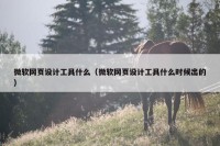 微软网页设计工具什么（微软网页设计工具什么时候出的）
