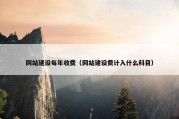 网站建设每年收费（网站建设费计入什么科目）