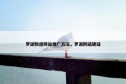 罗湖快速网站推广方法，罗湖网站建设