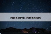 网站开发比较专业，网站开发有前途吗