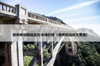 郑州移动网站优化市场价格（郑州网站优化费用）
