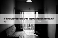 济南网站设计制作要多少钱（北京天津网站设计制作多少钱）