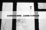 卫浴网站开发有哪些，卫浴网络十大领军品牌