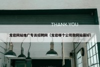 龙岩网站推广专员招聘网（龙岩哪个公司做网站最好）