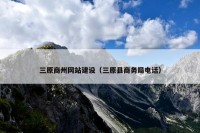 三原商州网站建设（三原县商务局电话）