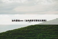 汕头整站seo（汕头搜索引擎优化服务）