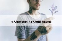 小人物seo靠谱吗（小人物科技有限公司）