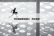 丹灶网站建设团队？ 丹灶党建？