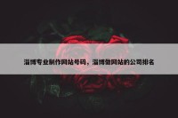 淄博专业制作网站号码，淄博做网站的公司排名