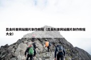 昆虫科普网站图片制作教程（昆虫科普网站图片制作教程大全）