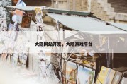 大隐网站开发，大隐游戏平台