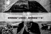 郑州网络推广公司排名？ 郑州网络推广厂家？