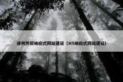 通州外贸响应式网站建设（H5响应式网站建设）