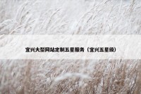 宜兴大型网站定制五星服务（宜兴五星级）