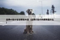 品牌vi设计包括哪些内容（品牌vi设计的原则是什么）