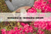 保定网站建设工程（保定网站建设工程师招聘）