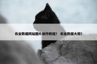 农业数据网站图片制作教程？ 农业数据大屏？