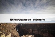 比较好网站建设画册设计，网站设计手绘