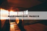 鞍山信息化网站优化怎么样，鞍山信息工程
