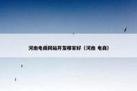 河南电商网站开发哪家好（河南 电商）