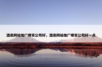酒泉网站推广哪家公司好，酒泉网站推广哪家公司好一点