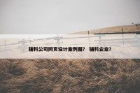 辅料公司网页设计案例图？ 辅料企业？