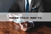网站数据推广工作怎么样（数据推广平台）