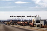 秦皇岛手机网站定制（秦皇岛买手机）