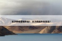 长沙网络营销外包？ 长沙网络外包首选？