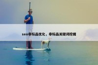 seo非标品优化，非标品关键词挖掘