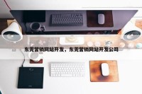东莞营销网站开发，东莞营销网站开发公司