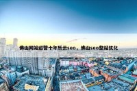 佛山网站运营十年乐云seo，佛山seo整站优化