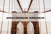 盐城家具公司网站建设招聘（盐城家具有限公司）