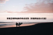 安徽正规网站制作特点优势（安徽网站设计方案）