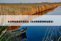 太仓网站建设内容优化（太仓网络营销网站建设）