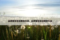 品牌策划包括哪些内容，品牌策划包括哪些方面