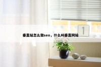 垂直站怎么做seo，什么叫垂直网站