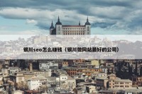 银川seo怎么赚钱（银川做网站最好的公司）