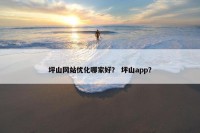 坪山网站优化哪家好？ 坪山app？