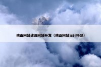 佛山网站建设网站开发（佛山网站设计搭建）
