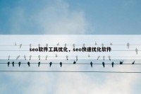 seo软件工具优化，seo快速优化软件