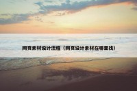 网页素材设计流程（网页设计素材在哪里找）